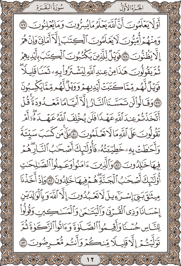 Quran Page 12 – Colored Tajweed Mushaf