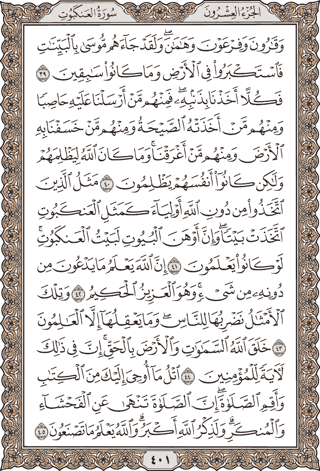 Quran Page 401 – Colored Tajweed Mushaf